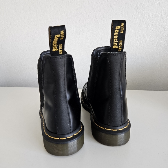 Dr Martens | 2976 Guard Panel Leather Black Chelsea Boots, Womens 9 - Picture 9 of 11